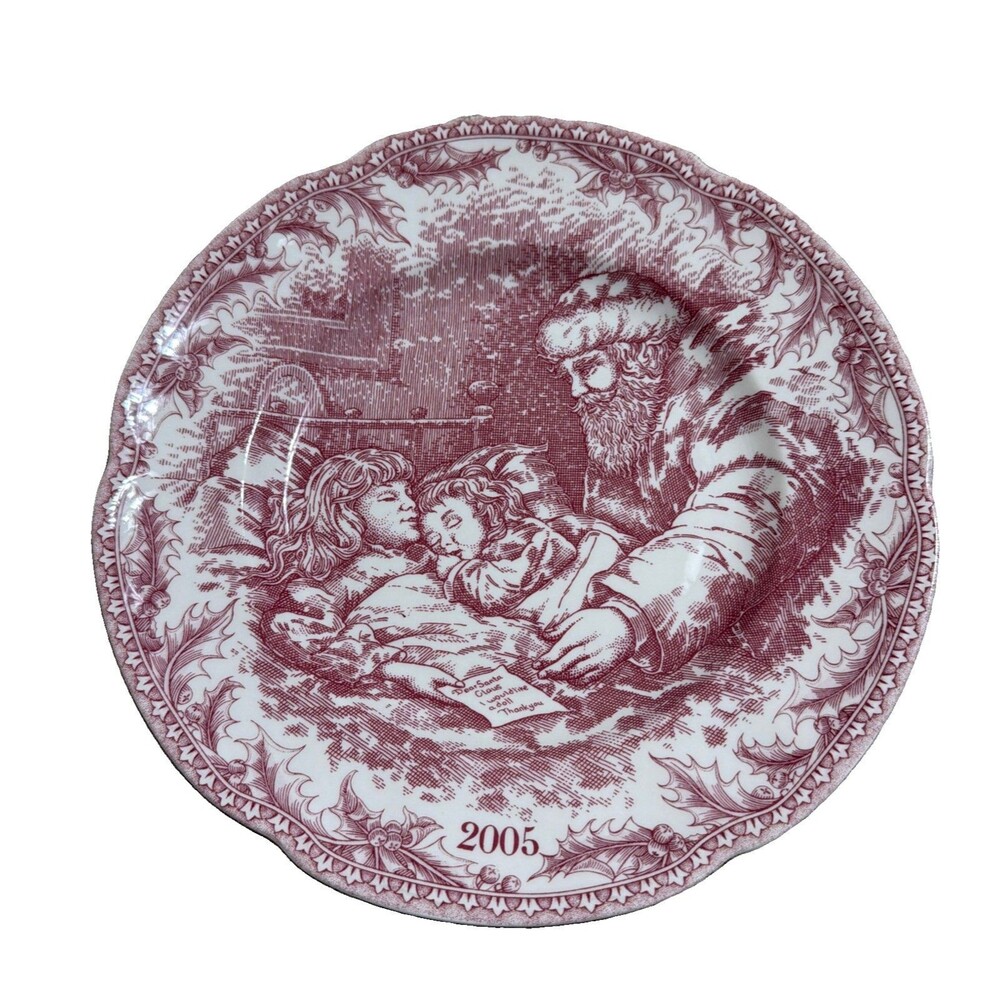 Noble Excellence Twas The Night Before Christmas 2005 Collector Plate 10 5/8”